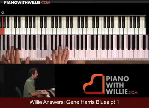 Willie Answers: Gene Harris Blues Part 1