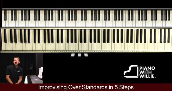Improvising over standards in 5 steps