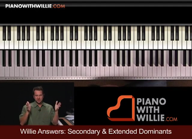 Willie Answers: Secondary and Extended Dominants